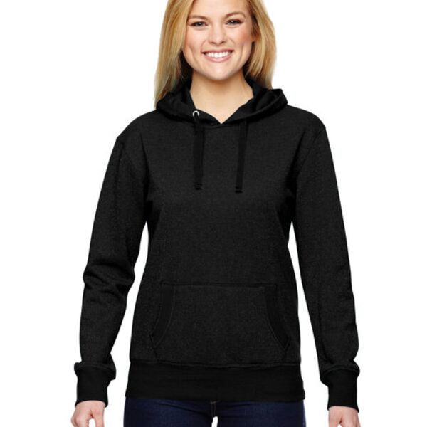 Ladies' Glitter French Terry Hooded Sweatshirt Thumbnail
