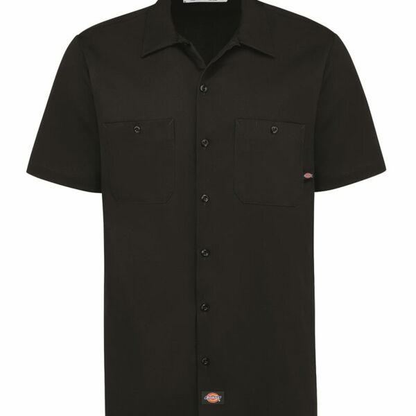 Men's Industrial Short Sleeve Cotton Work Shirt Thumbnail