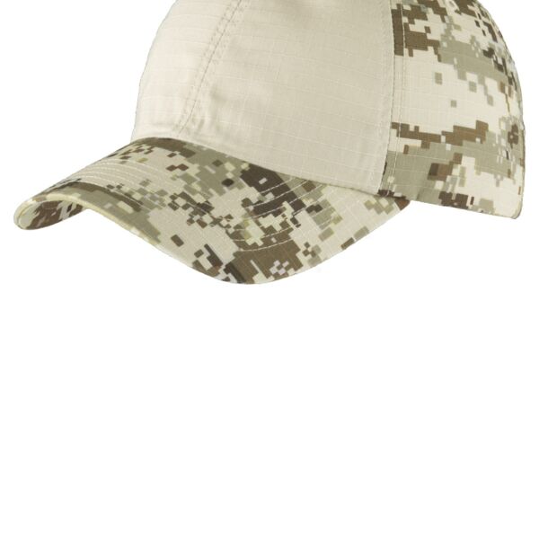 Western Reserve Colorblock Digital Ripstop Camouflage Cap Thumbnail